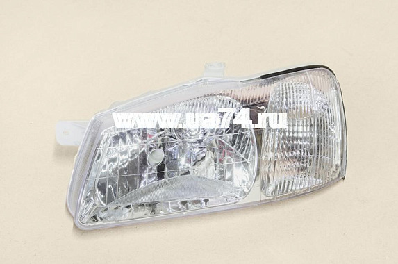 Фара левая под электрокорректор Hyundai Accent ТаГаз 2000-2011 (Китай)
