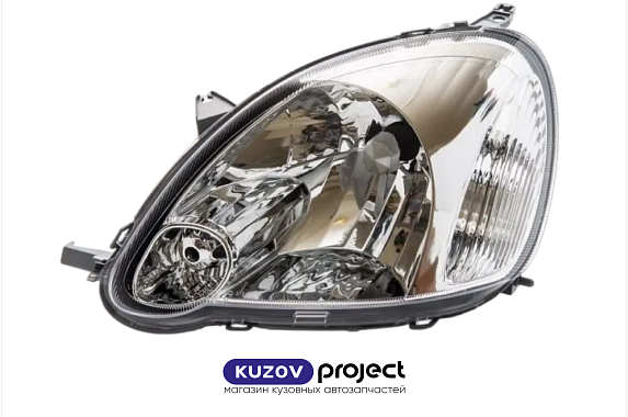 Фара левая под элекрический корректор Toyota Vitz / Yaris 2003-2005  (DEPO / Тайвань)